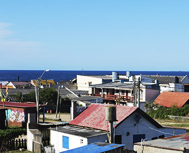 Vista balcón terrazas